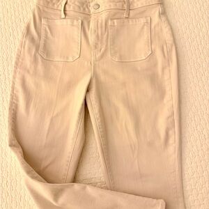 L'AGENCE Cream Textured Pants